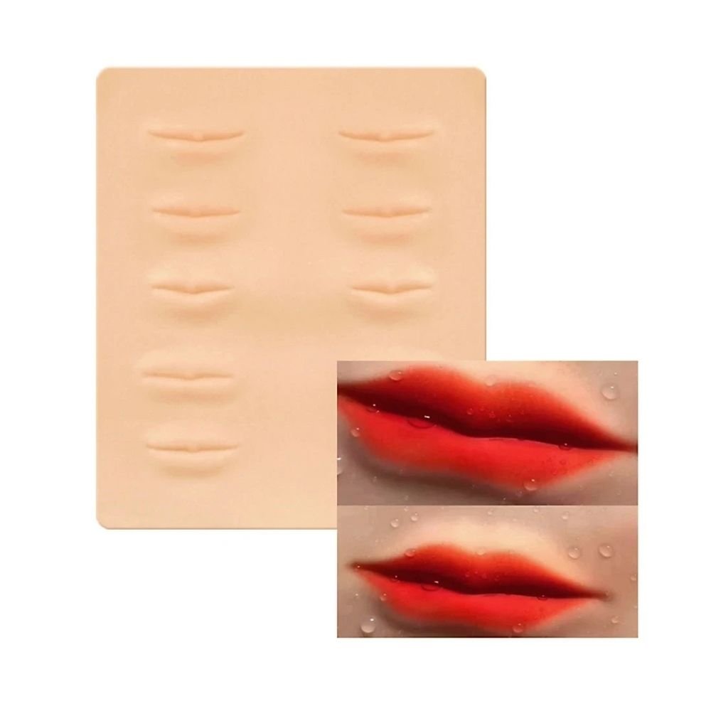 Silicone Lip Tattoo Practice Skin Sheet