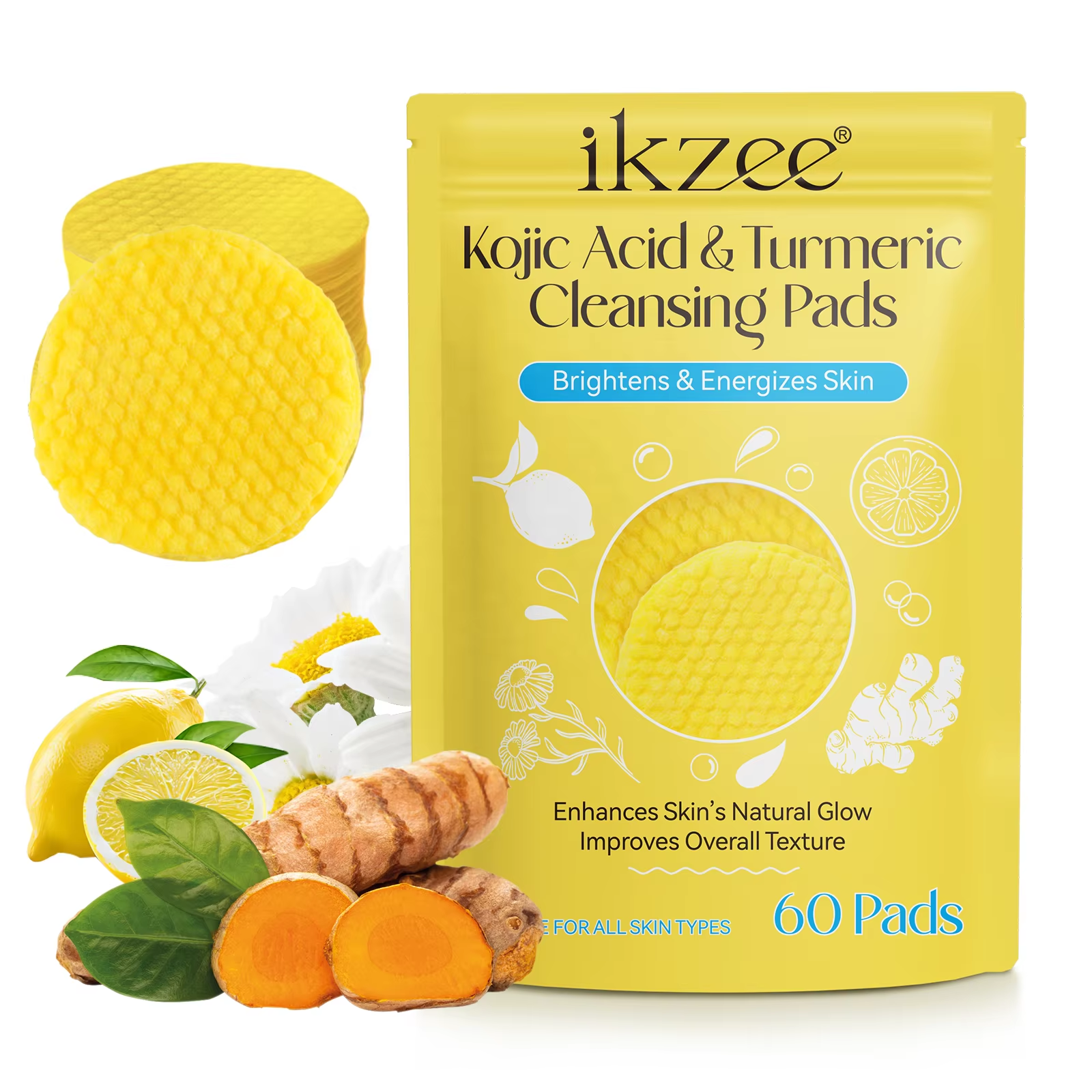 Kojic & Turmeric Cleansing Pads 60pcs