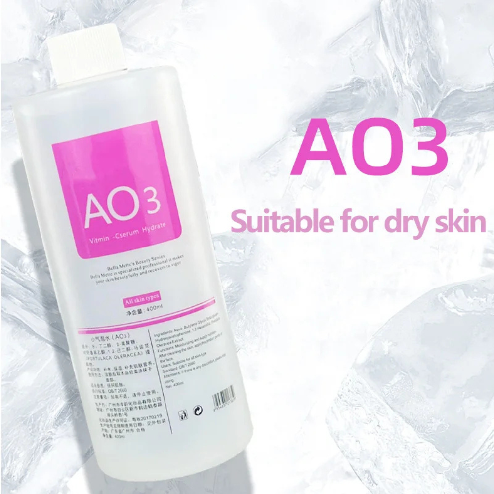 Hydra Dermabrasion Solution AS1 SA2 AO3 – 400 ml Professional Hydro Facial Liquid Serum Set - Image 2