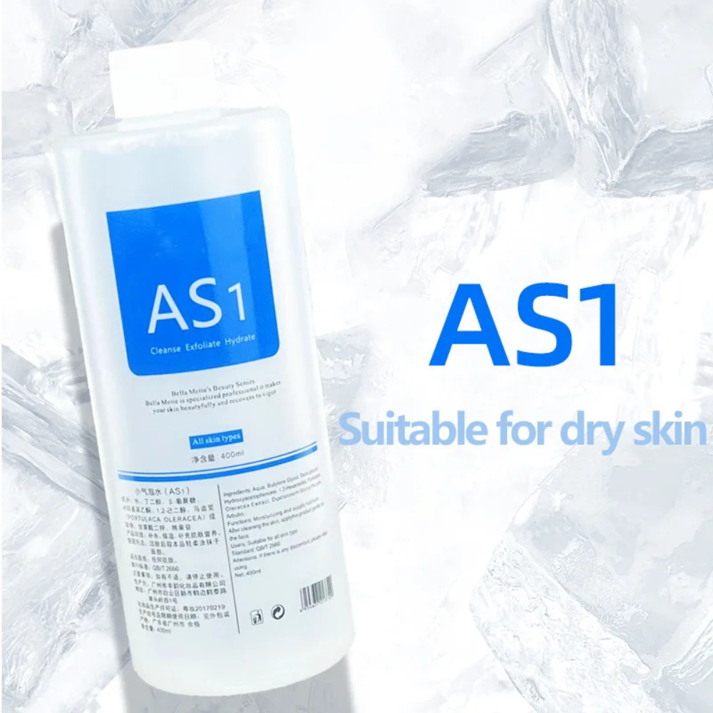 Hydra Dermabrasion Solution AS1 SA2 AO3 – 400 ml Professional Hydro Facial Liquid Serum Set - Image 3