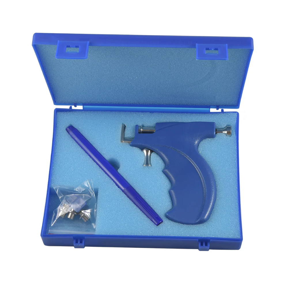 Professional Ear Piercing Gun – Stainless Steel Ear Piercing Pistol for Men and Women
