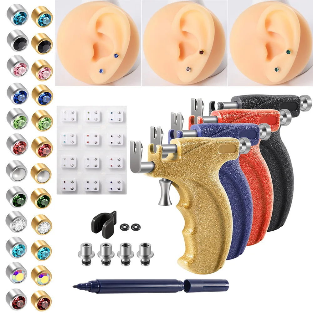 Professional Ear Piercing Gun – Stainless Steel Ear Piercing Pistol for Men and Women - Image 3