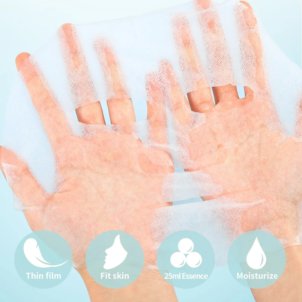 Face Sheet Mask for Glowing and Moisturizing Skin – 50 Pcs Pack - Image 3