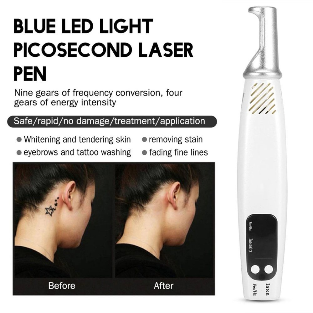 Picosecond Laser Pen Blue and Red Light – Mini Laser Freckle Removal Machine - Image 3