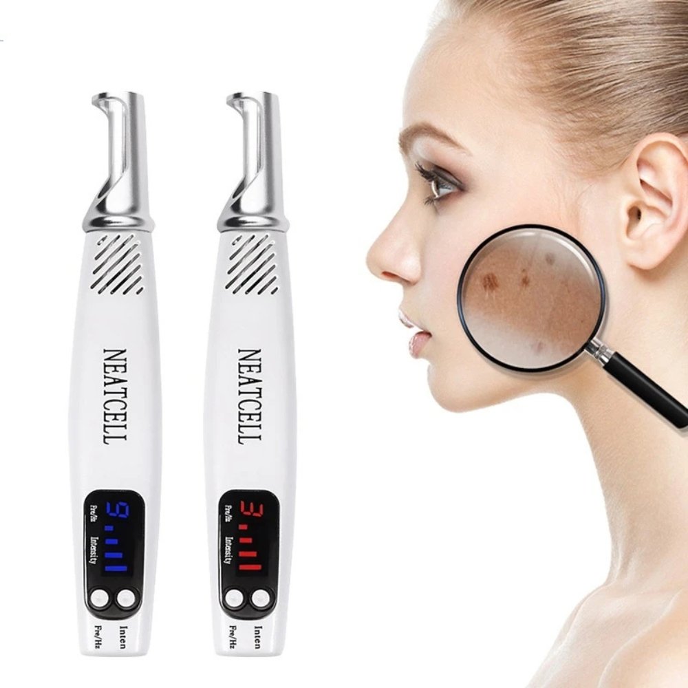 Picosecond Laser Pen Blue and Red Light – Mini Laser Freckle Removal Machine